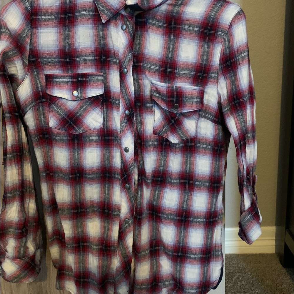 Flannel shirt, only worn once!